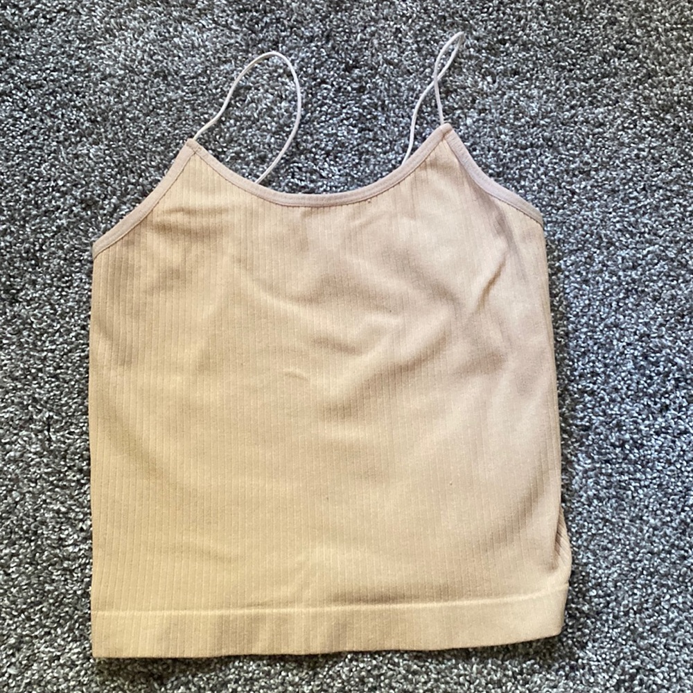 comfy tan tanktop